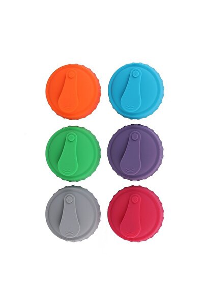 Choice 6 قطع عادية من 1 إلى 6 قطع من أغطية علب الصودا المصنوعة من السيليكون و...