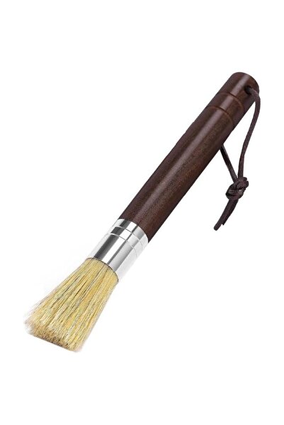 Choice 1pcs walnut Coffee Cleaning Brush Espresso Machine Cleaning Tool Wooden Handle Natural Bristle Brush