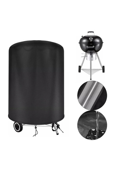 Choice قطعة واحدة لغطاء الشواء من Raweao Kettle لغطاء الشواء المقاوم للماء من Weber مقاس 57 سم، غطاء دائري للشواء والطهي في الهواء الطلق