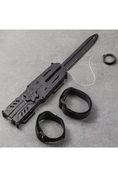 Choice لعبة نينجا سوداء قابلة للسحب بشفرة مخفية غير مرئية من البلاستيك المتين...