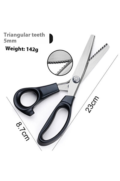 Choice Ciseaux à borda dentelé ciseaux pour tissu en acier inoxydable pour la costura la coupe de dentel...