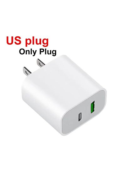 Choice US Plug PD Charger 40W Fast Charging USB C Charger For iPhone 15 14 13...