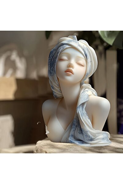 Choice 1 قطعة 1 × قالب سيليكون على شكل إلهة للشموع والحرف الراتنجية - قالب جص...