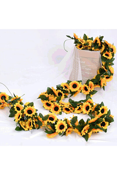 Choice عباد الشمس 1 مجموعة 230 سم إكليل عباد الشمس الاصطناعي الأصفر زهرة الكر...