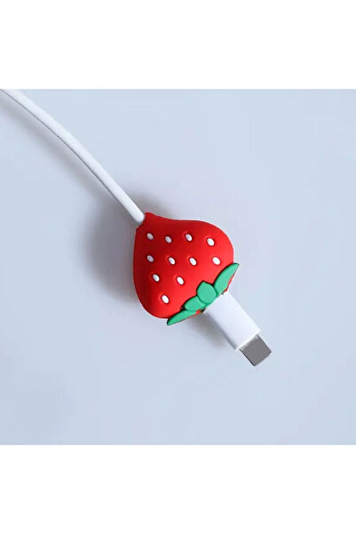 Choice 02 Cute Fruits Cable Protector Cartoon Charger Protector Cable Winder Organizer Data Line Cord Prote