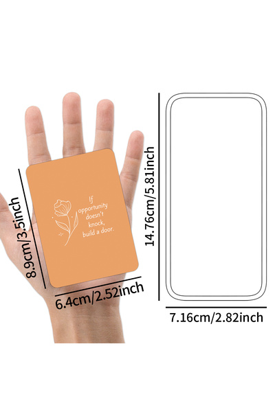 Choice 30pcs 30pcs Inspirational Text Cards Motivational Refueling Stickers Postcards Atmosphere Decoration