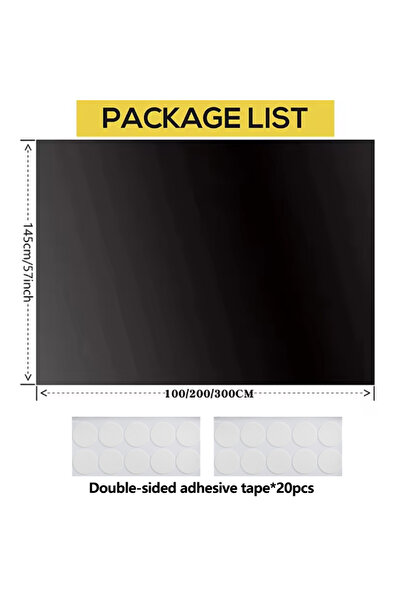 Choice ستارة تعتيم 100% مع مجموعة أدوات كاملة، 150×100 سم، فيلم تعتيم للنوافذ، لون أغمق للمنزل