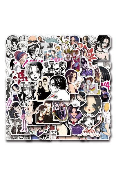 Choice ملصقات أنمي نانا متعددة الألوان، 55 قطعة، ملصقات يدوية، سكرابوكينغ، هاتف، أمتعة، لوح تزلج، مقاومة للماء، D