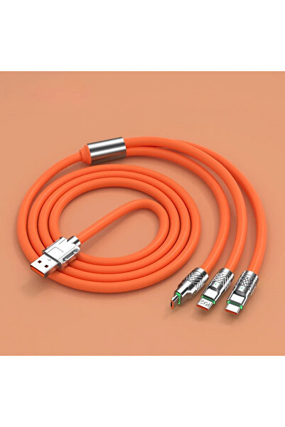 Choice شاحن سريع للغاية 3 في 1 USB C كابل 1.2 متر 120 واط محول شحن متعدد المن...
