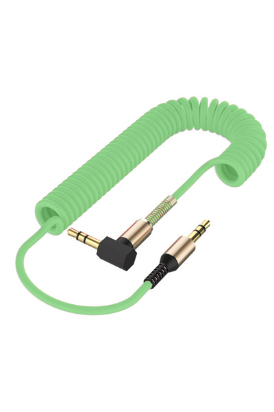 Choice كابل صوت أخضر من NNBILI بمقبس 3.5 ملم، كابل صوت AUX ذكر-ذكر 3.5 ملم لل...