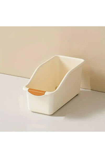 Choice 1pc Yellow Curved Plastic Storage Bins Set - Multipurpose Home Organiz...