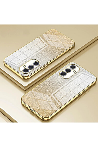 Choice جراب حماية مطلي بالذهب اللامع لهاتف سامسونج A56 5G، متوافق مع S25 Ultr...