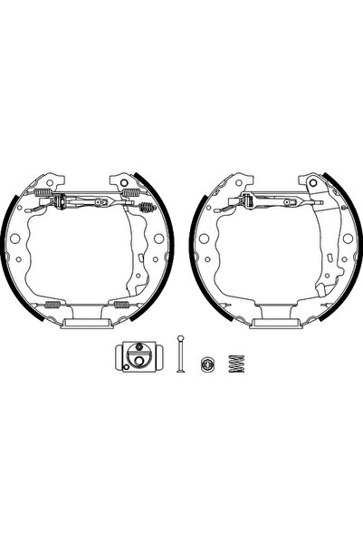 TEXTAR Set Saboti Frana Dacia Logan 2/Sandero 2 Renault Duster