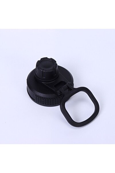 Choice غطاء كوب بلاستيكي بديل أسود لزجاجة مياه واسعة الفم سعة 12 أونصة - 64 أ...