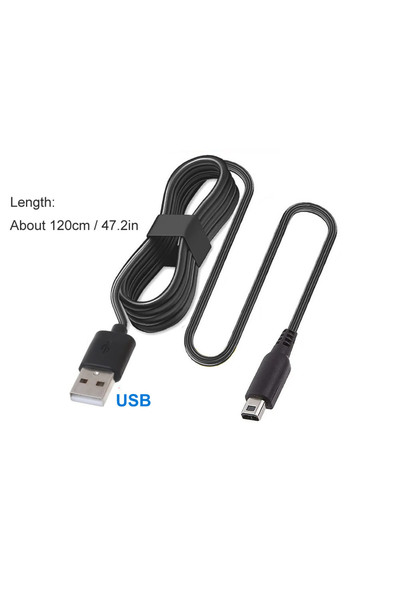 Choice كابل شاحن USB C PD 1 قطعة سلك USB من النوع C لجهاز NDSI 3DS 2DS XL/LL ...
