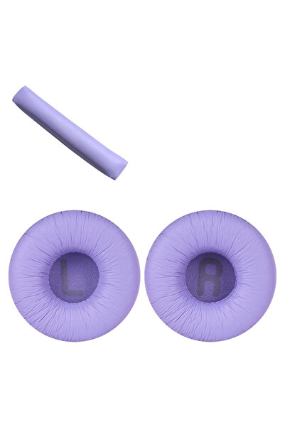Choice وسائد أذن بديلة من الجلد الناعم من VIOLET لسماعات JBL Tune 600 وT450 و...