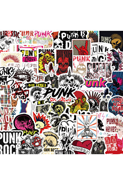 Choice ملصقات بانك روك متعددة الألوان، 50 قطعة، ملصقات يدوية، سكرابوكينغ، هات...