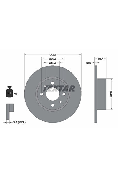 Krieger Disc Frana Alfa Romeo 164 Fiat Bravo 2/Croma/Linea