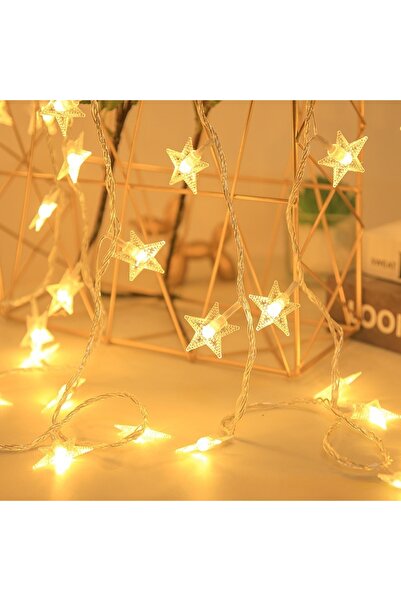 Choice بطارية - 3 أمتار 20 مصباح ليد سلسلة أضواء دافئة 10/20/40/80 سلسلة أضواء ليد على شكل نجمة تعمل بالبطارية/مصدر طاقة USB