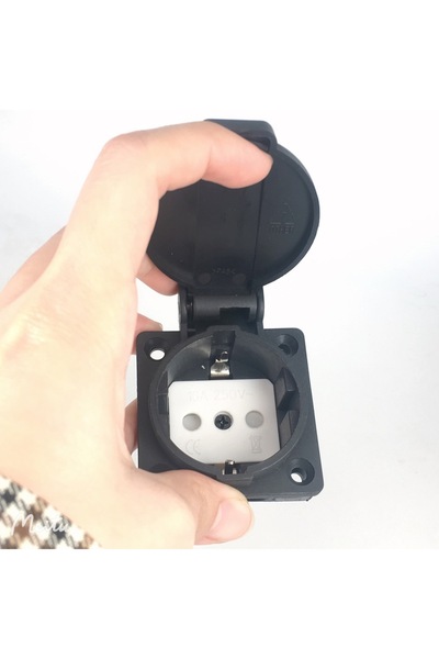 Choice Germany Black Bolantedz 1Pcs Waterproof Franch Germany Industry Safety Outlet 16A 250V CE Cover Wate
