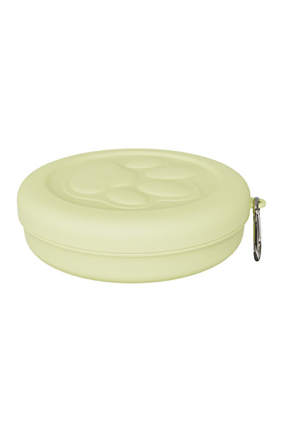 Choice وعاء طعام وماء محمول للكلاب الأليفة باللون الوردي الفاتح، وعاء شرب متي...