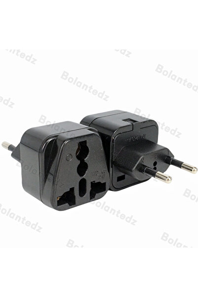 Choice black 2 Round Pin Plug Adapter Convert Universal EU/AU/US/UK to Brazil Switzerland Italy Jack Electr