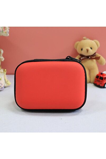 Choice صندوق تخزين ألعاب الورق UNO باللون الأحمر، حقيبة سماعة بلوتوث، حقيبة E...