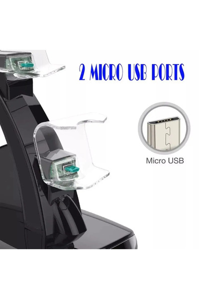 Choice black For PS4 Controller Charger LED Charging Stand Holder Dock Station Cradle for Sony Playstation