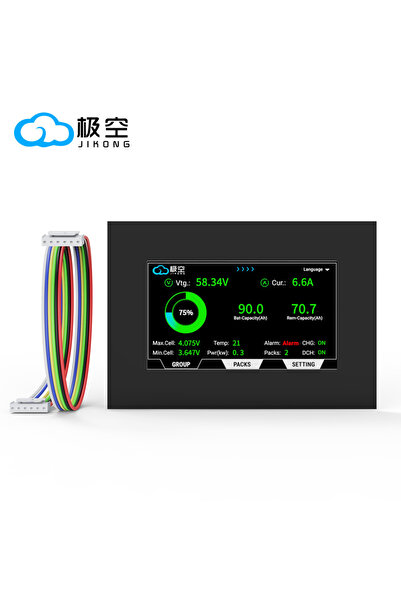 Choice JK-4.3LCD-TTL-P JKONG JK BMS 4.3 Inch Screen Display for V19 PB1A16S10...