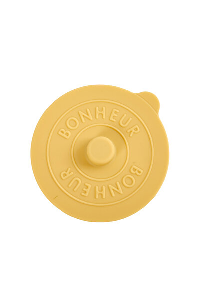 Choice غطاء كوب زجاجي من السيليكون الأصفر، قطعة واحدة، غطاء واقٍ محكم الغلق ل...