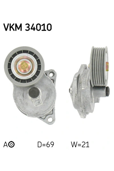 SKF Belt Tensioner Timing Belt Ford Cougar/Focus 1/Maverick Ford Australia Focus