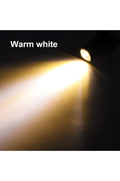 Choice مصباح كشاف LED صغير بمنفذ USB أبيض دافئ أسود بقوة 1 وات، تيار مستمر 5 ...