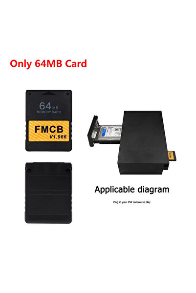 APWIKOGER محول بطاقة شبكة SATA سعة 64 ميجابايت فقط مع بطاقة ذاكرة McBoot V1.9...