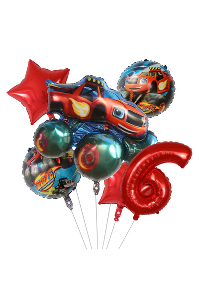 Choice كما في الصورة، 6 قطع من زينة حفلات أعياد الميلاد على شكل سيارة بليز مو...