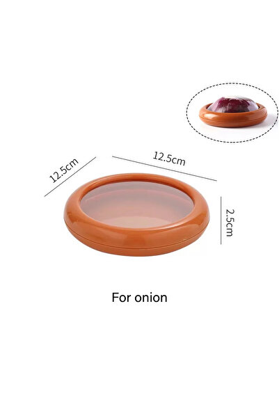 Choice 1-tier brown Avocado Storage Organizer Silicone Fruit Storage Box Fruit and Vegetable Antioxidant St