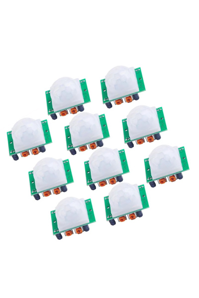 Choice3 10pcs 1/2/5/10pcs HC-SR501 Adjust IR Pyroelectric Infrared PIR Motion...