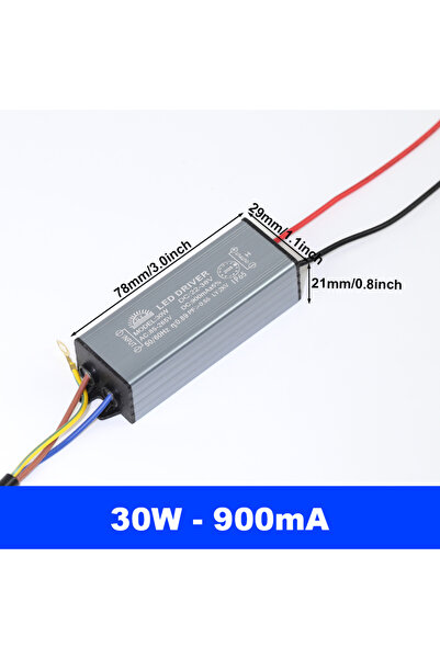 Choice محول وحدة إمداد الطاقة LED بقوة 900 مللي أمبير بتيار مستمر 22-38 فولت ...