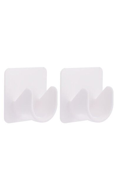 Choice white 2pcs Multifunctional Curtain Rod Hooks Shower Curtain Adjustable...