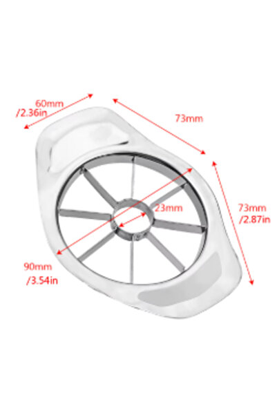 Choice1 قطاعة فواكه وخضراوات من الفولاذ المقاوم للصدأ، قطعة واحدة، أداة مطبخ...