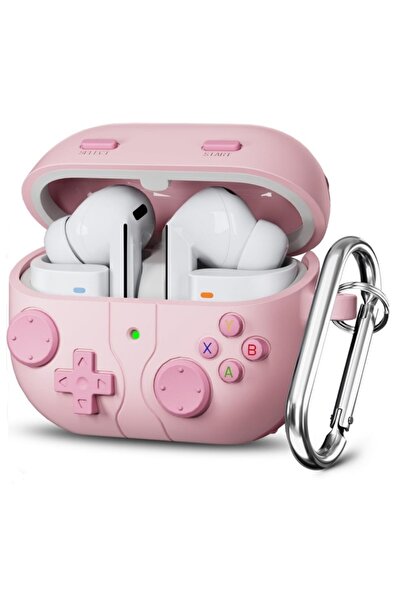 Choice جراب وردي لسماعات Galaxy Buds 3 (بودز 3/بودز 3 برو) مع طقم تنظيف، بتصم...