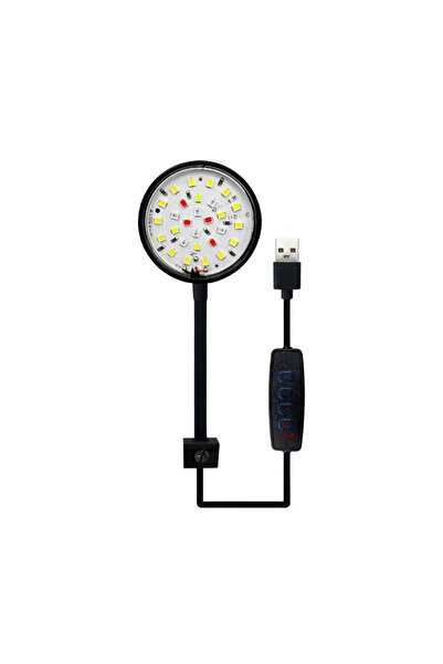 Choice1 CN Plug Black S 5W/7W Fish Tank Clip Lamp,USB Power LED Full Spectrum...