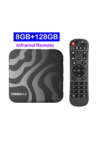 Choice EU Plug 8G 128G Normal Remot T95 Max Android 14 TV Box 2025 8K Ultra 8GB Ram 64GB 128GB Rom Allwinne