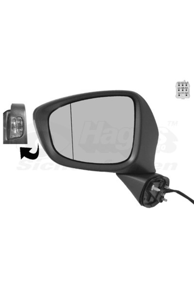 VAN WEZEL Oglinda Exterioara Stanga Mazda Cx-5