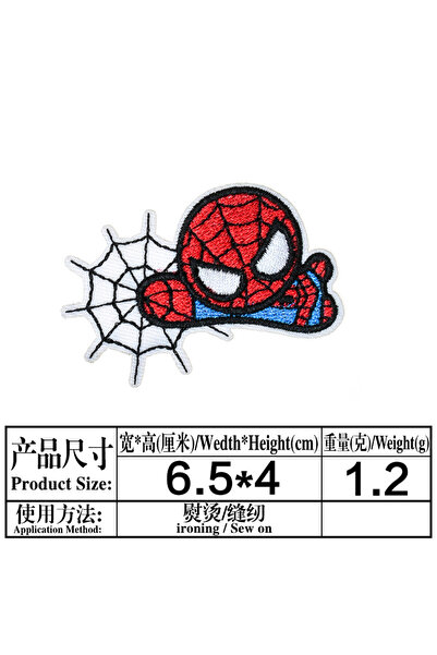Choice18 MINISO antique silver Cartoon Miniso Disney Marvel Spiderman Patches...