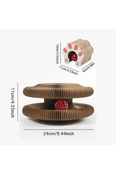 Choice لعبة بلو ماجيك أورجان التفاعلية للقطط، لوحة خدش للحيوانات الأليفة، قاب...
