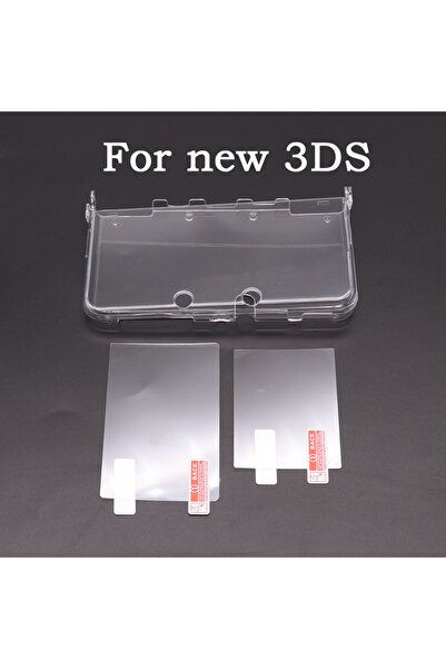 TingDong غطاء حماية بلاستيكي شفاف من الكريستال لجهاز 3DS الجديد لجهاز 2DS و3D...