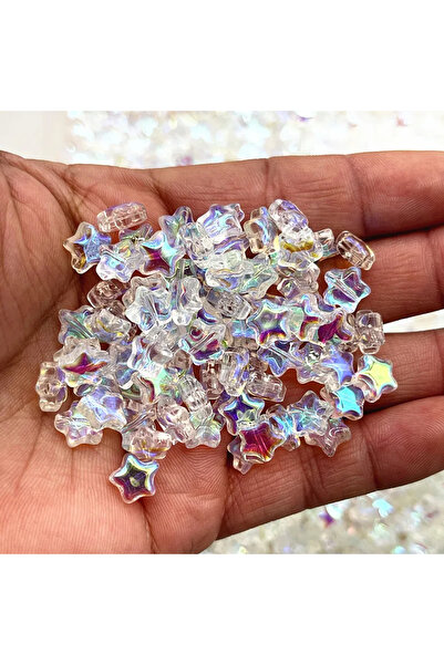 Choice10 31 30pcs 8mm AB Color Five-pointed Star Beads Czech Glass Loose Spac...