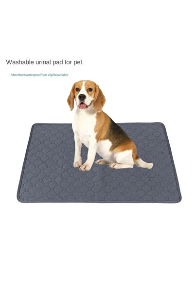 Choice 60x45cm grey Washable Dog Pet Diaper Mat Urine Absorbent Environment Protect Diaper Mat Waterproof R