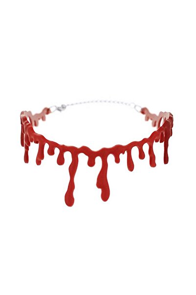 Choice A-1 Bloody Necklace Halloween Bloody Scar Necklace Horror Fake Vampire...