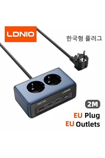 Choice EU outlet to EU Plug LDNIO Fast Charger Cube Power Strip 2M Electric E...